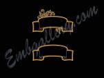 Applique on a towel