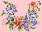"Нежность"_горловина"Tenderness"_a Neck Machine Embroidery Design