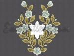 "Cherry blossoms"_5 Machine Embroidery Design from the Set