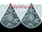 Set of 5 Machine Embroidery Designs in FSL Technique 