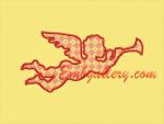 Machine Embroidery Design in FSL technique