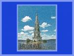 Machine Embroidery - Kalyazin`s Belfry Machine Embroidery Design in Photo Stitch Techique