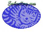"Sleeping Cat"_Crochet Machine Embroidery Design