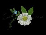 Machine Embroidery Design from the Set "Chamomiles"