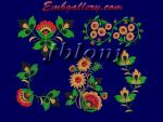 Set of 5 Machine Embroidery Designs