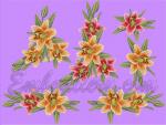The collection of 8 Machine Embroidery Designs