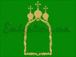 "Domes"_the frame Machine Embroidery Design