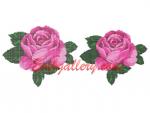 Set of 2 Machine Embroidery Designs in Cross Stitch Technique