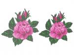 Set of 2 Machine Embroidery Designs in Cross Stitch Technique 