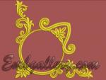Frames for Round Icon 101х101 mm_2 Дизайн машинной вышивки