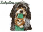 Machine Embroidery Design in Photo Stitch Technique.