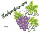 Machine Embroidery Design in cross-stitch technique