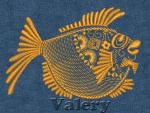 Lace Fish 05 Machine Embroidery Design