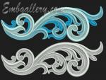 Set of 2 Machine Embroidery Design 