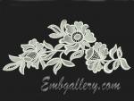Machine Embroidery Design in FSL Technique 