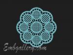 Machine Embroidery Design in FSL Technique