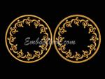 Machine embroidery design