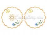 Machine embroidery design. 