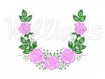 "Wedding towel with roses" _1 Machine embroidery designs