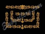 Set of 7 Machine embroidery designs.