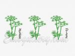 Set of 3 Machine Embroidery Designs.