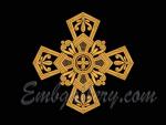 Religious Machine embroidery design