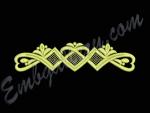Machine embroidery design