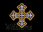 "Cross 18 cm for the Set of crosses W614" Christian Religious Machine embroidery designs