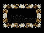 Machine embroidery design.