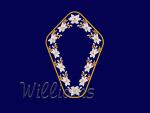 "White lilies"_ Plat under the cross (for industrial machines). Christian Religious Machine embroidery designs