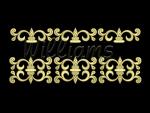 "For borders_9_Sm" _Set of designs (33mm, 59mm) Machine embroidery designs.