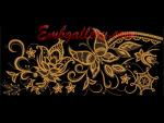 "Border with butterfly"