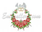 "Wedding Towel "Roses"