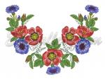 "Poppies, Cornflowers"_a Neck