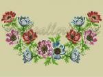 "Anemones"_The Neck (for hoop 130x180mm)