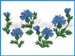 "Summer. Cornflowers"_ Machine Embroidery Designs Set