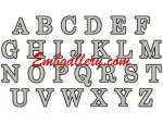 "English uppercase characters"