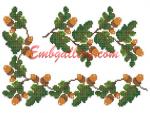 "Oaklet in Cross Stitch"