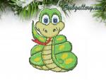 "Cross Stitch Snake"