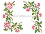"Roses in the Cross Stitch Technique"