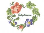"A Wreath with rose"