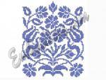 "Blue bouquet" (Cross Stitch)_Gift with purchase