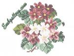 "Violets in Cross Stitch"