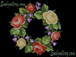 "Wreath with roses"