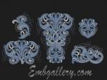 "Curls"_ Machine Embroidery Designs Set