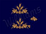 Border "Spikelet and grapes"