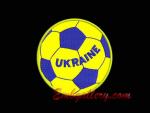 "Ukraine"_ Soccer Ball_Stand for a glass