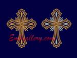 "Cross"_07 (for small hoop)