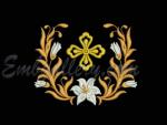 "Monstrance with Lilies"