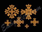 "A set of crosses for church vestments"